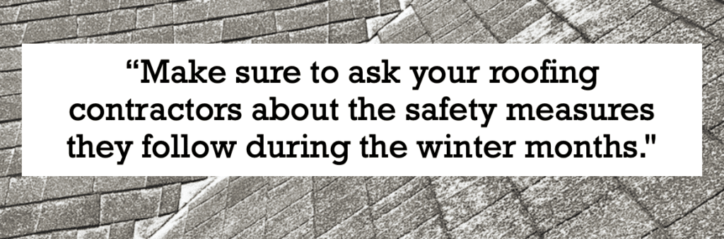 Should You Replace Your Roof In Winter?